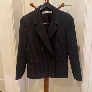 Pinstripe Blazer